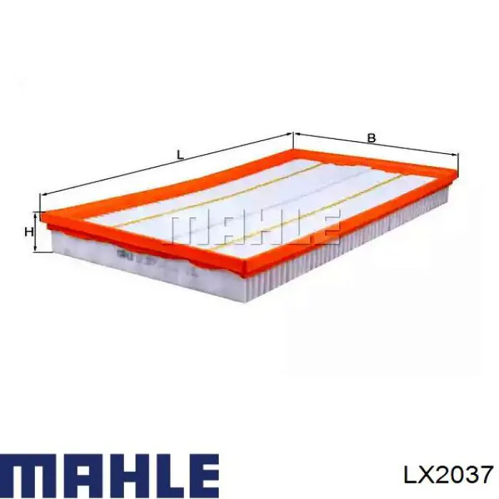 Купити LX2037 Mahle Original Автомобільний фільтр повітря