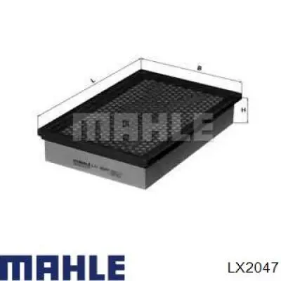 Купити LX2047 Mahle Original Автомобільний фільтр повітря