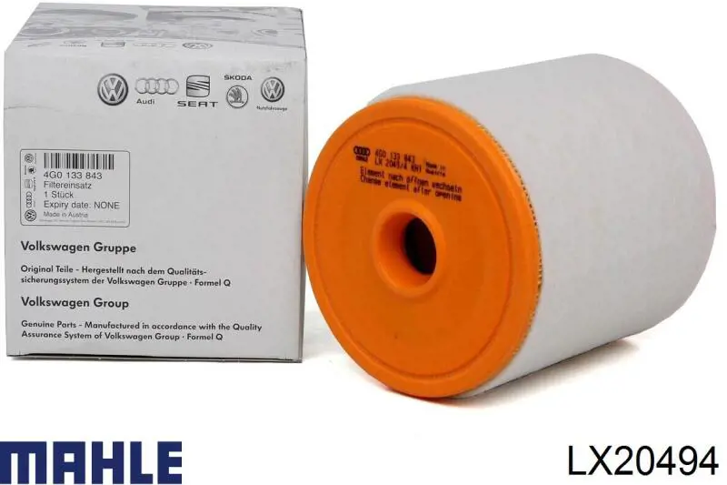Повітряний фільтр LX20494 Mahle Original