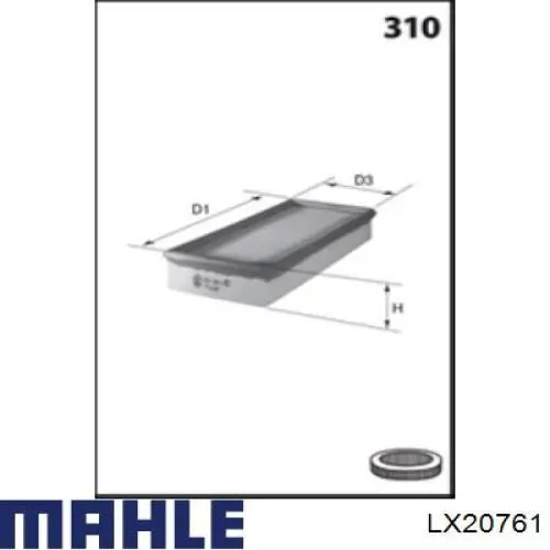Купити LX20761 Mahle Original Автомобільний фільтр повітря