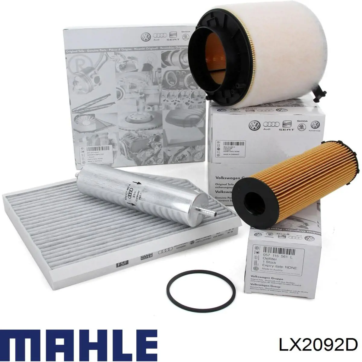 Повітряний фільтр LX2092D Mahle Original