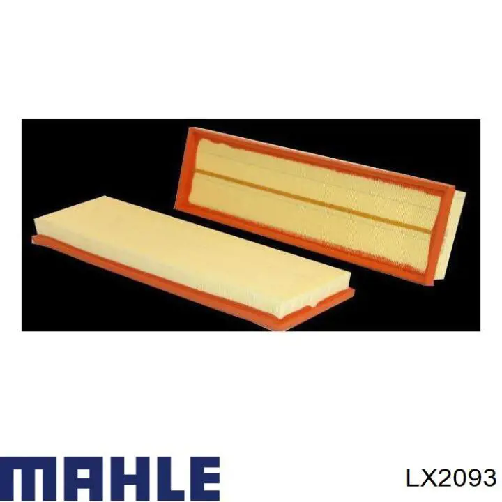 Елемент повітряного фільтра Mahle Original LX2093 ціна, від 18.89 USD