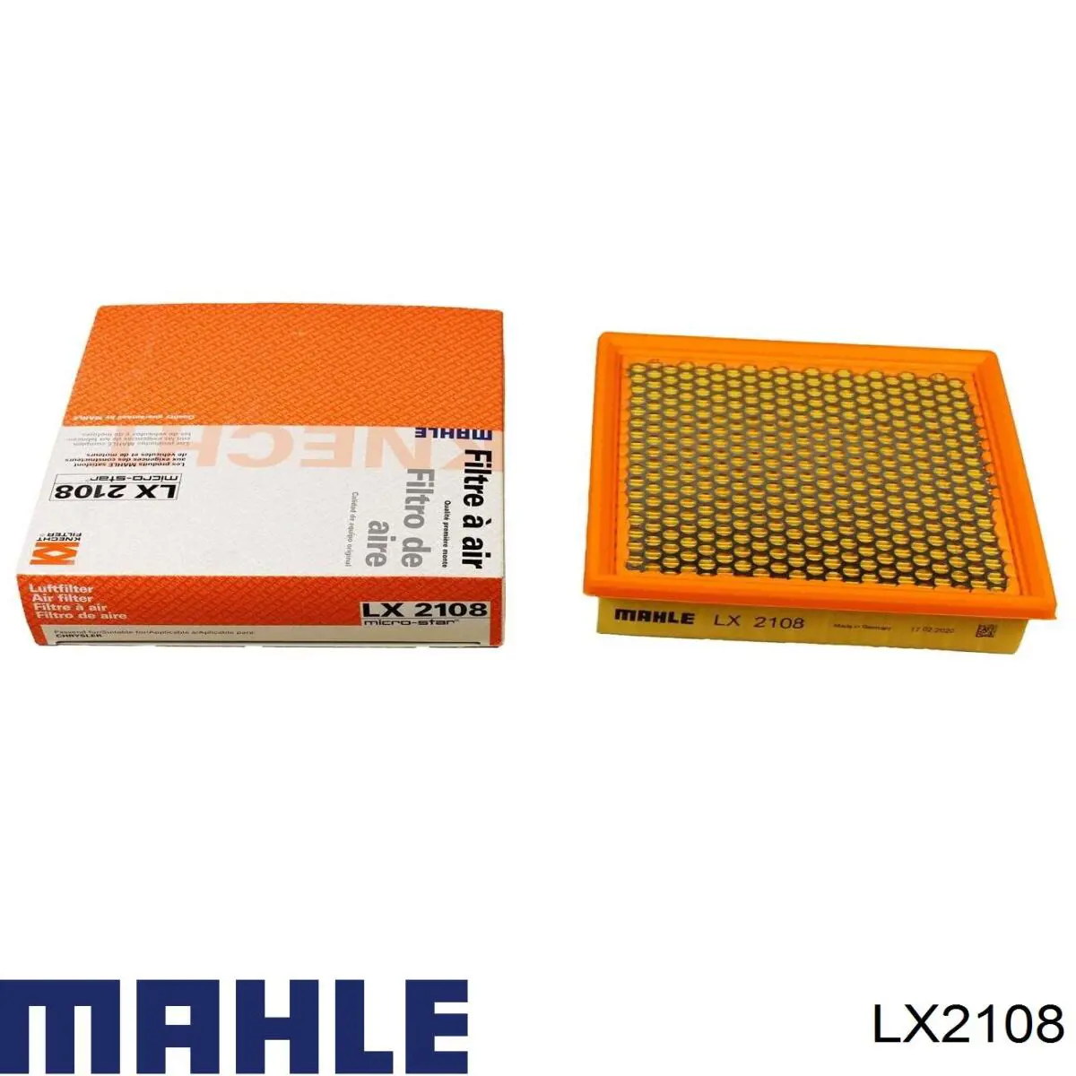 Елемент повітряного фільтра Mahle Original LX2108 ціна, від 20.74 USD
