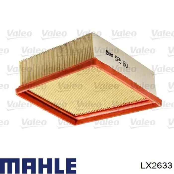Купити LX2633 Mahle Original Автомобільний фільтр повітря