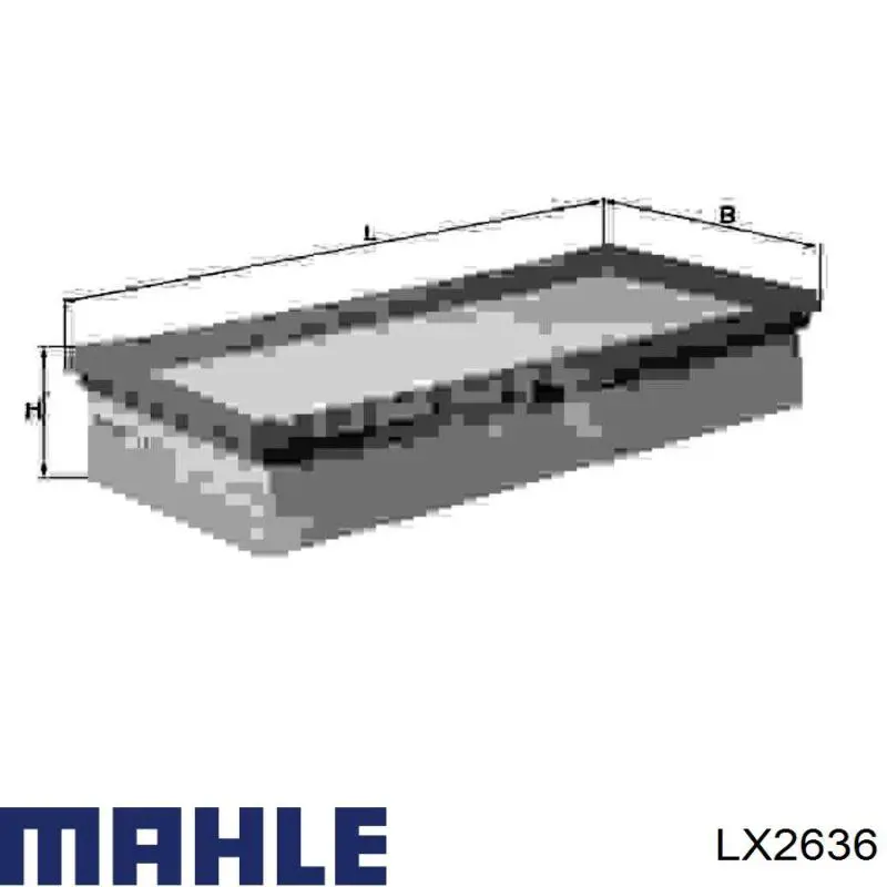 Купити LX2636 Mahle Original Автомобільний фільтр повітря