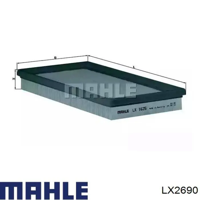 Повітряний фільтр LX2690 Mahle Original