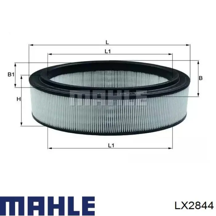 LX2844 Mahle Original Повітряний фільтр двигуна
