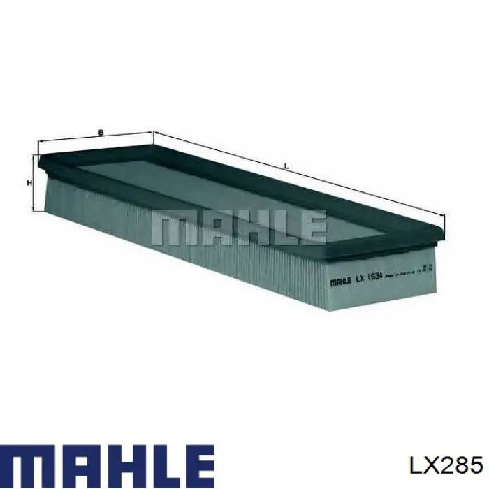 Елемент повітряного фільтра Mahle Original LX285 ціна, від 5.44 USD