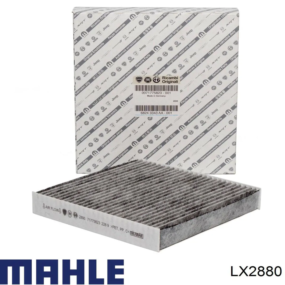 Фільтр повітряний Mahle Original LX2880