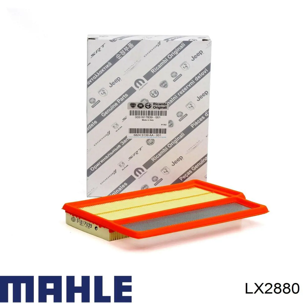 Повітряний фільтр LX2880 Mahle Original