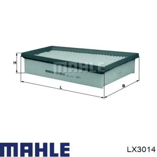 Купити LX3014 Mahle Original Автомобільний фільтр повітря