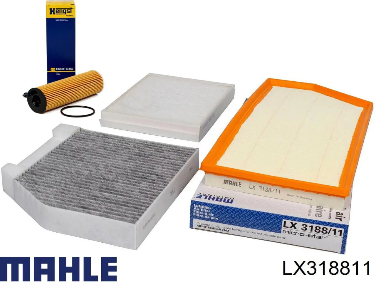 Повітряний фільтр LX318811 Mahle Original