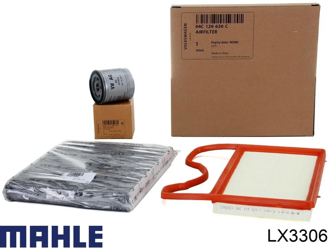 Елемент повітряного фільтра Mahle Original LX3306 ціна, від 5.71 USD