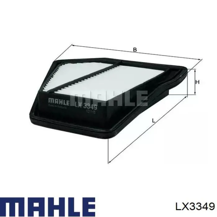 Елемент повітряного фільтра Mahle Original LX3349 ціна, від 28.60 USD