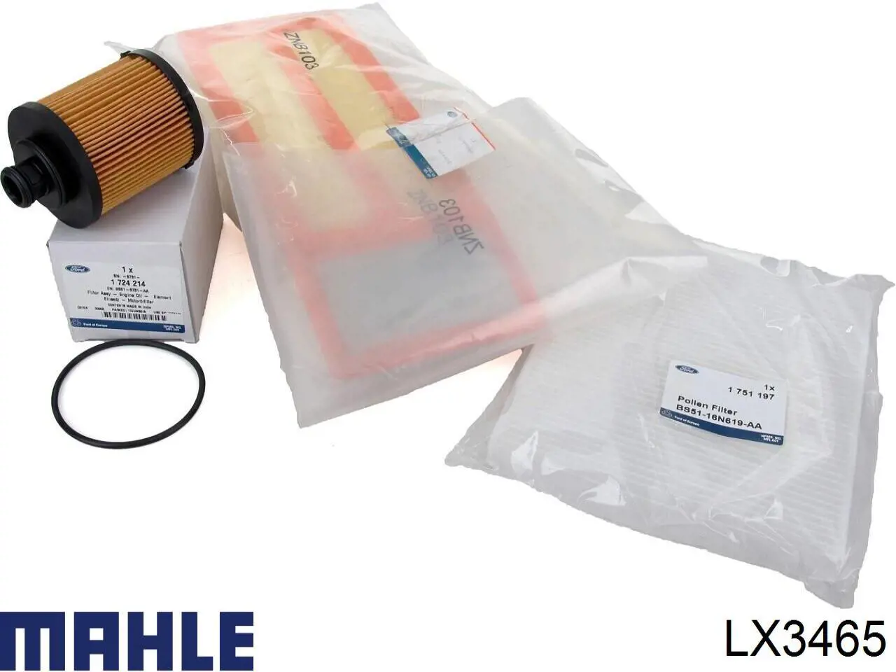 Купити LX3465 Mahle Original Автомобільний фільтр повітря