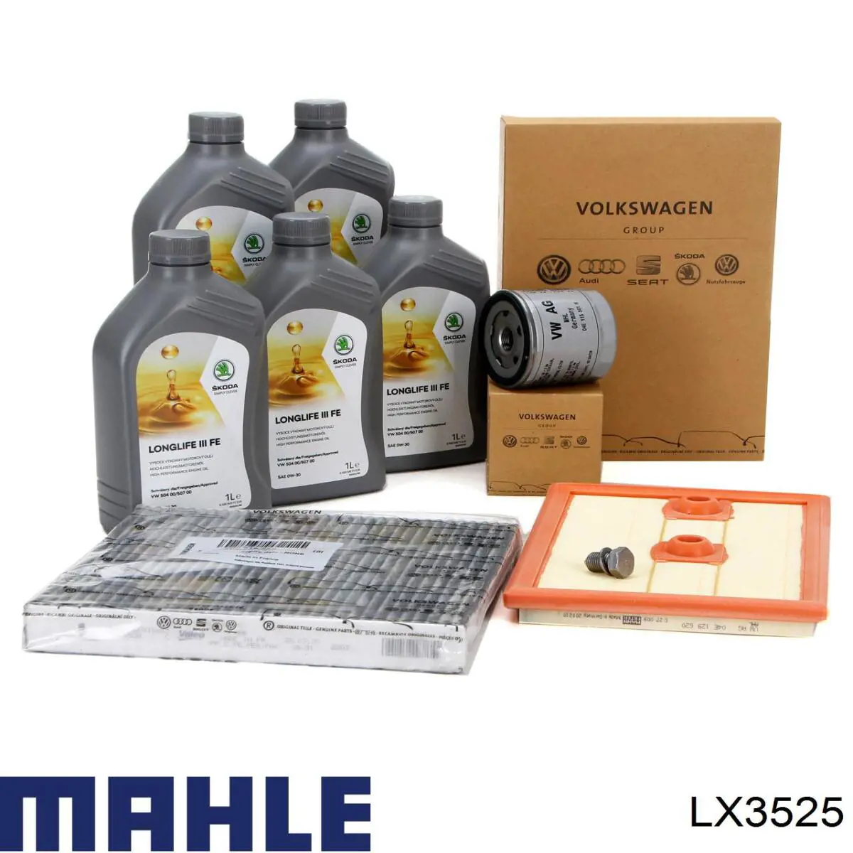 Фільтр повітряний Mahle Original LX3525