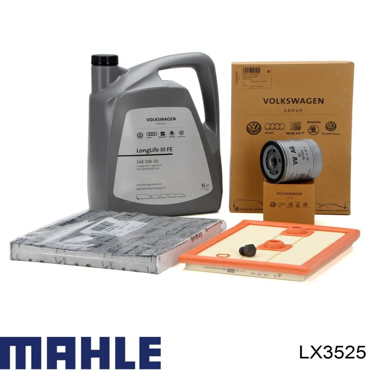 LX3525 Mahle Original фільтр повітряний