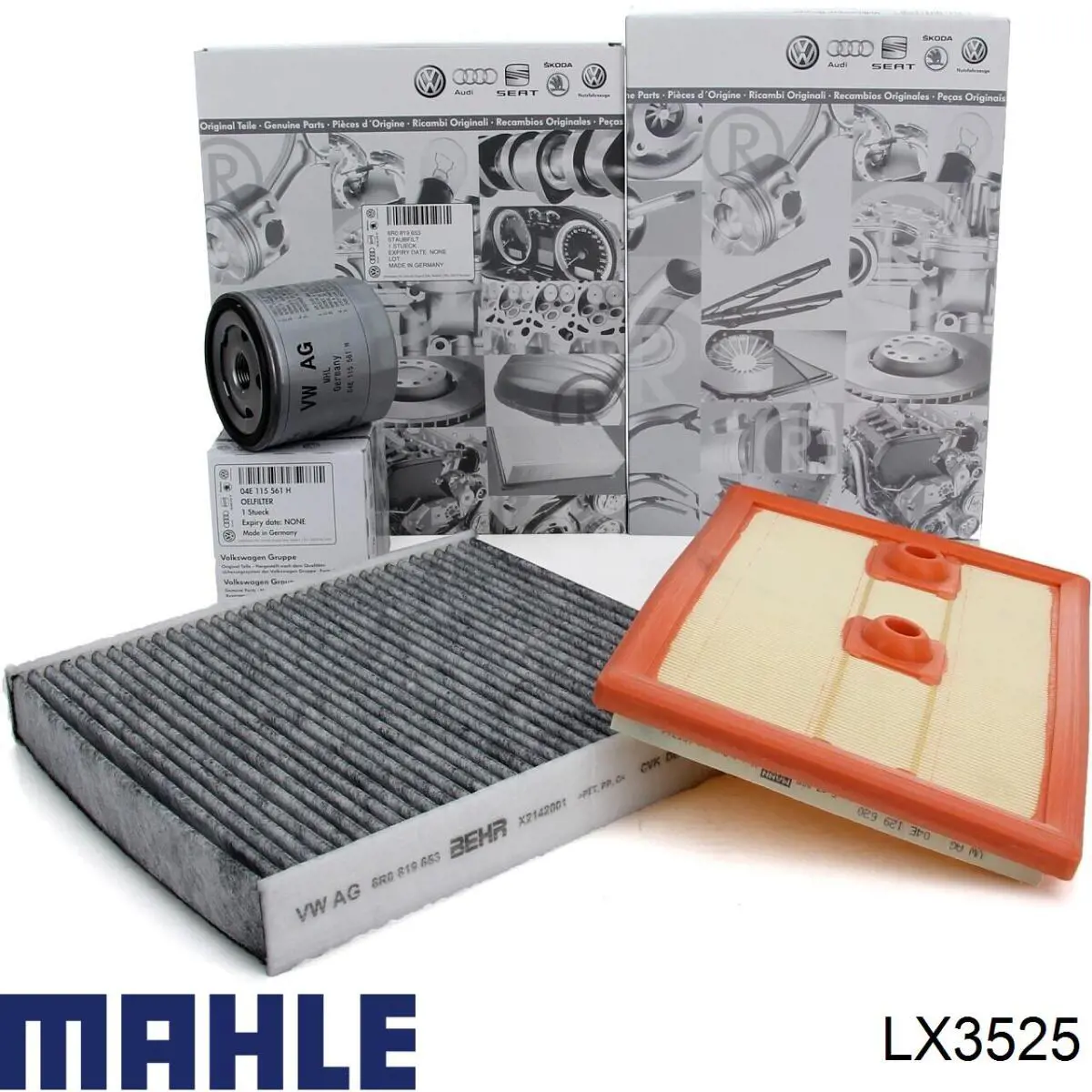 LX3525 Mahle Original Повітряний фільтр двигуна