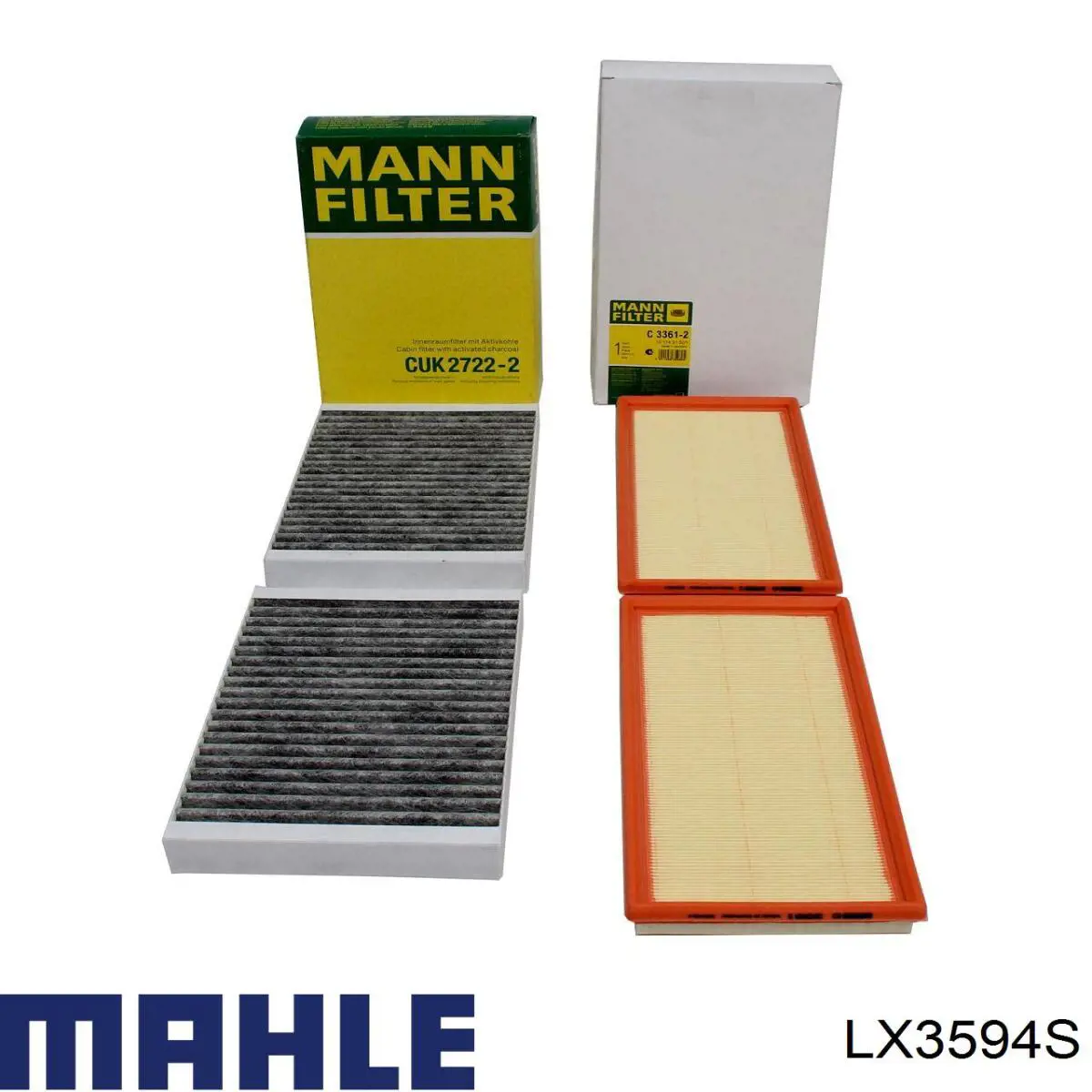Елемент повітряного фільтра Mahle Original LX3594S ціна, від 29.72 USD