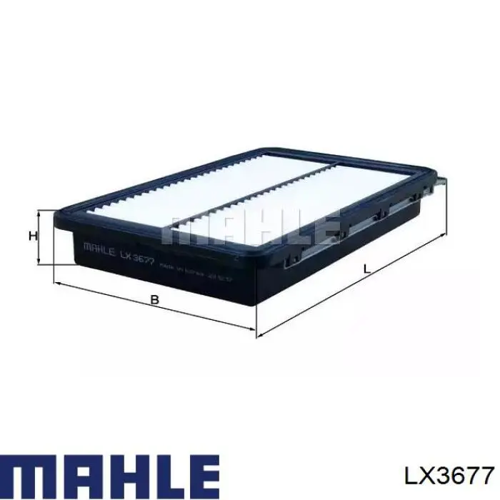 LX3677 Mahle Original фільтр повітряний