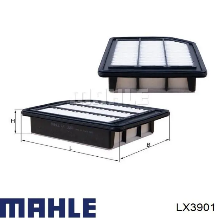 Купити LX3901 Mahle Original Автомобільний фільтр повітря