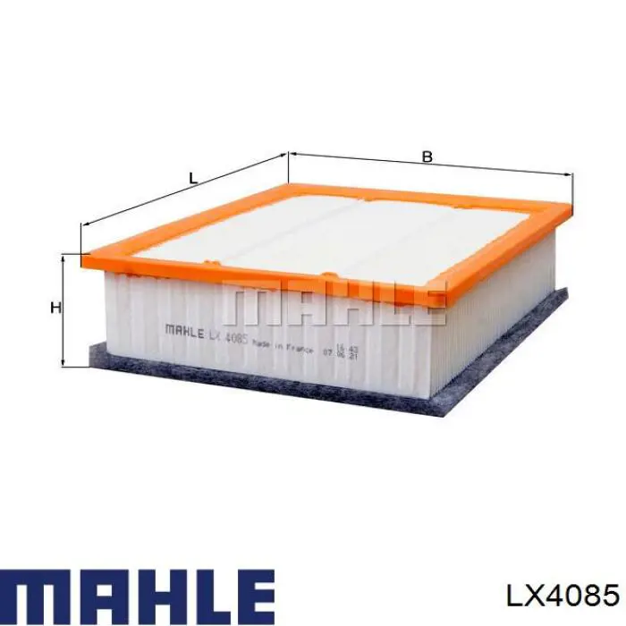 Фільтр повітряний LX4085 Mahle Original