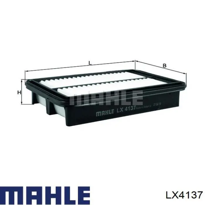 Елемент повітряного фільтра Mahle Original LX4137 ціна, від 6.08 USD