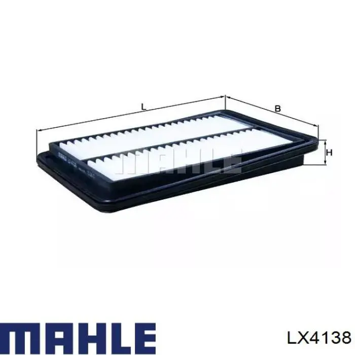 Елемент повітряного фільтра Mahle Original LX4138 ціна, від 9.32 USD