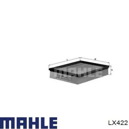 LX422 Mahle Original фільтр повітряний