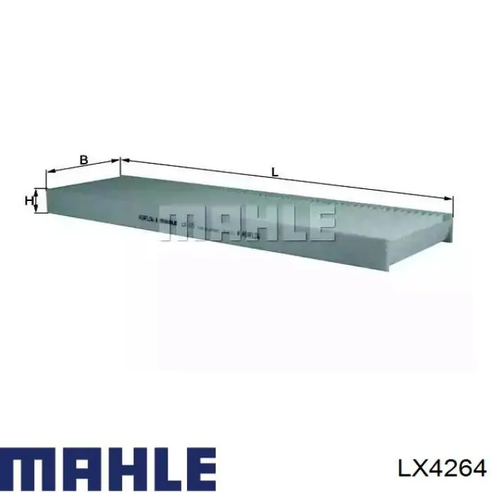 Купити LX4264 Mahle Original Автомобільний фільтр повітря