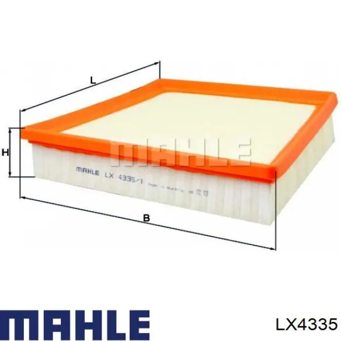 Фільтр повітряний Mahle Original LX4335