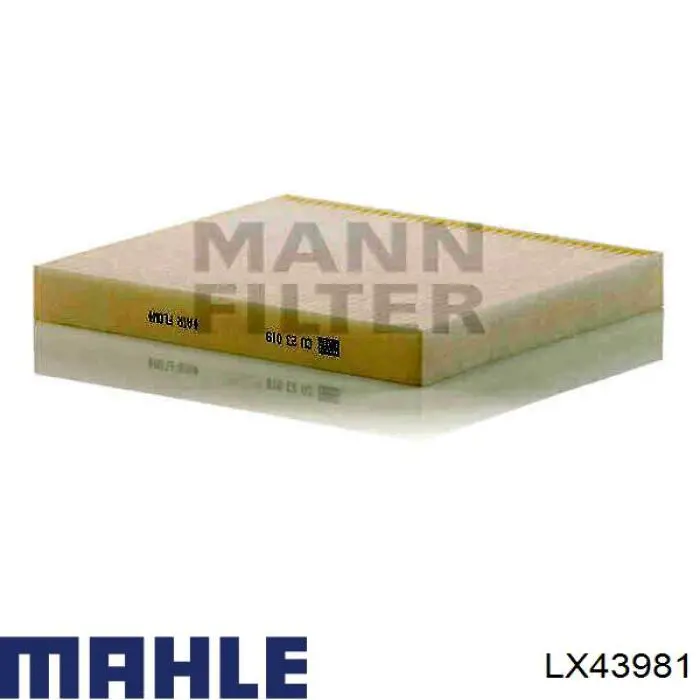 Купити LX43981 Mahle Original Автомобільний фільтр повітря