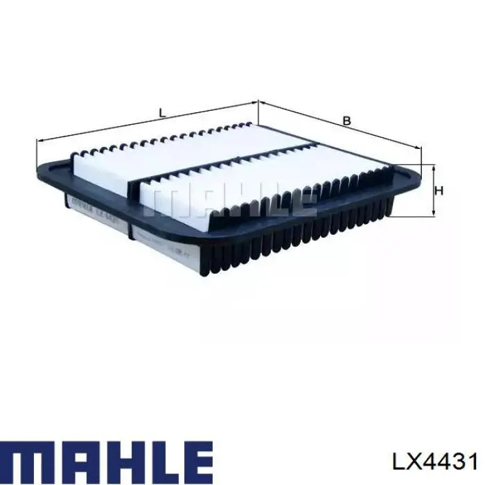 Елемент повітряного фільтра Mahle Original LX4431 ціна, від 16.01 USD