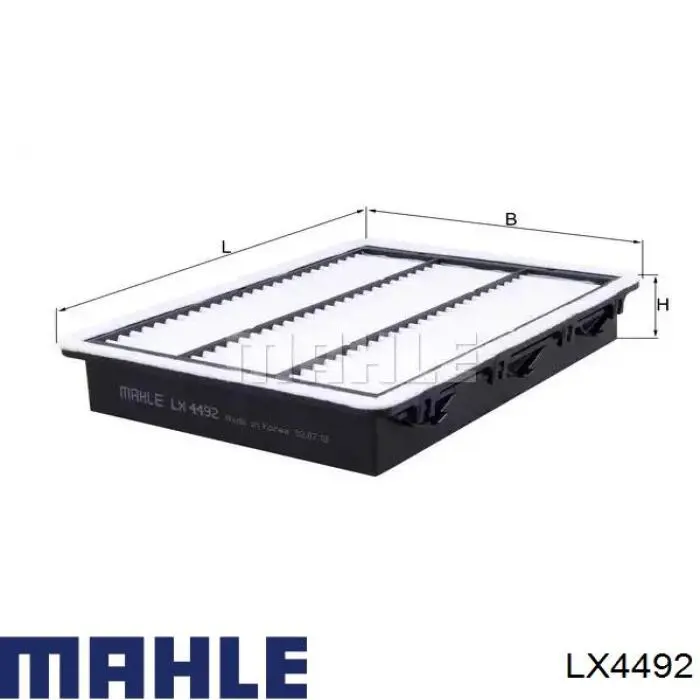 Фільтр повітряний LX4492 Mahle Original