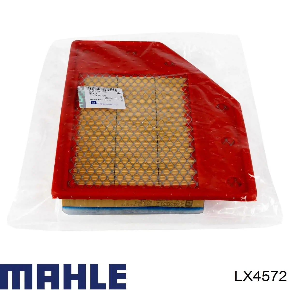 Купити LX4572 Mahle Original Автомобільний фільтр повітря