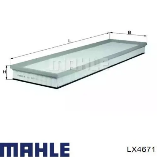 Фільтр повітряний LX4671 Mahle Original