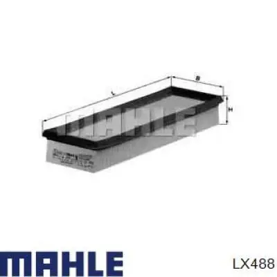 Купити LX488 Mahle Original Автомобільний фільтр повітря
