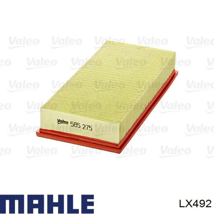 Фільтр повітряний LX492 Mahle Original