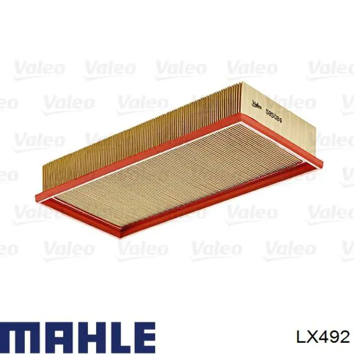 Елемент повітряного фільтра Mahle Original LX492 ціна, від 3.61 USD