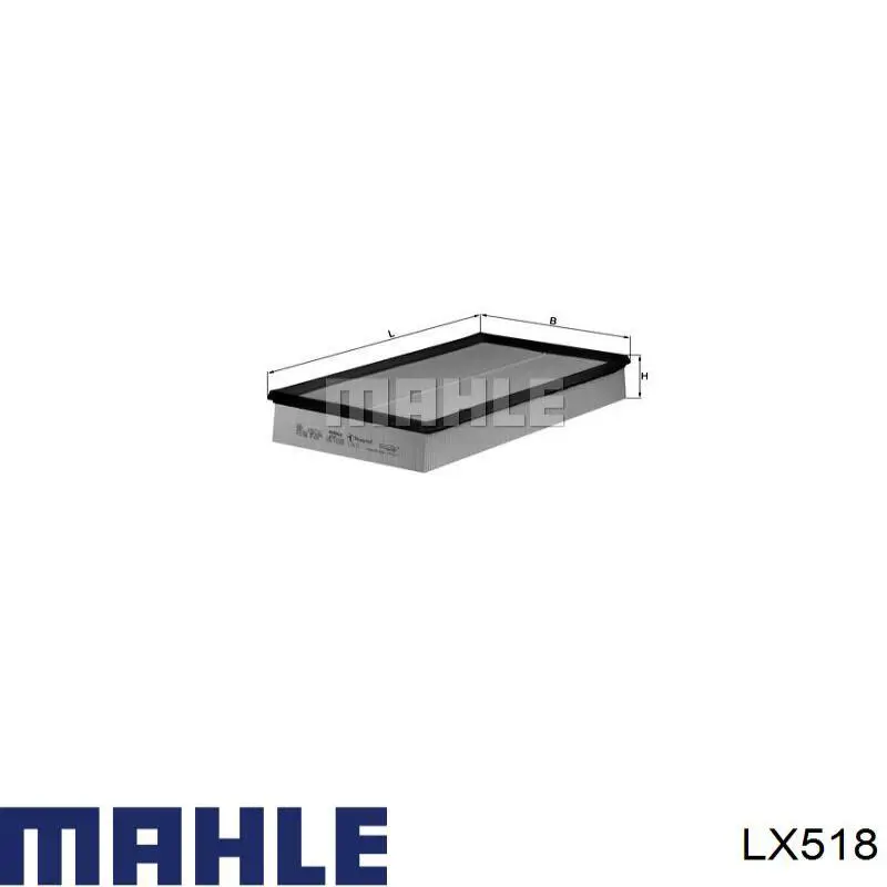 Фільтр повітряний Mahle Original LX518