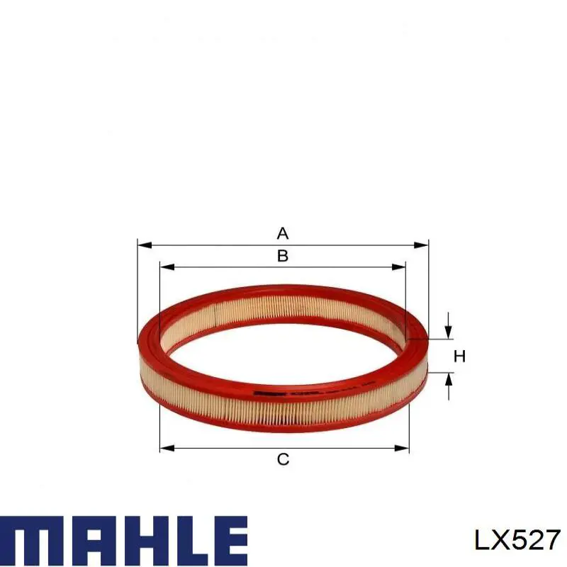 Повітряний фільтр LX527 Mahle Original