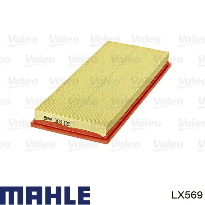 Фільтр повітряний LX569 Mahle Original