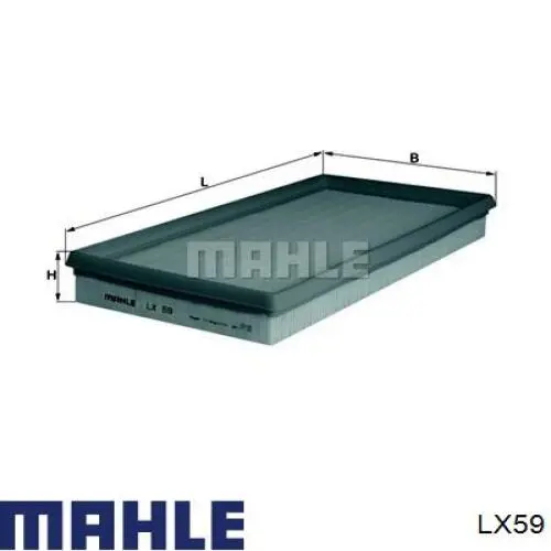 Фільтр повітряний LX59 Mahle Original