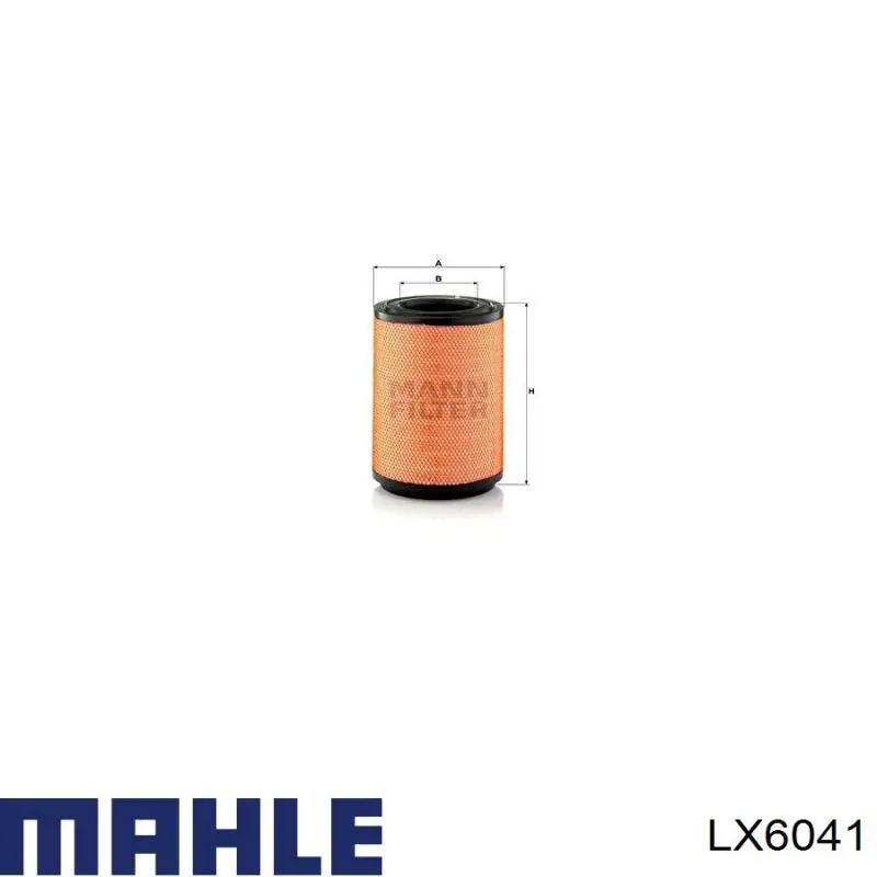 Елемент повітряного фільтра Mahle Original LX6041 ціна, від 50.08 USD