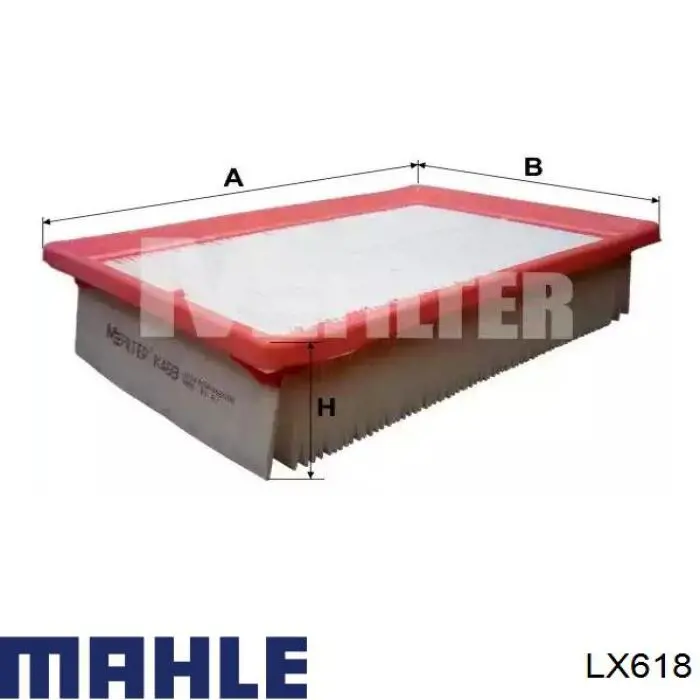 LX618 Mahle Original Повітряний фільтр двигуна