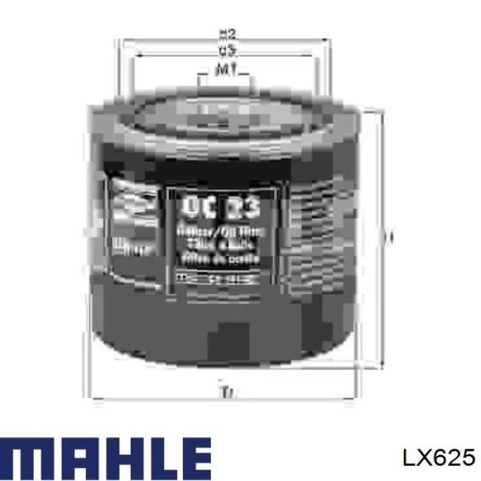 Купити LX625 Mahle Original Автомобільний фільтр повітря