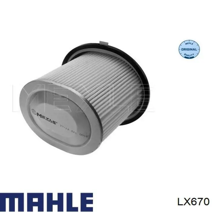 Фільтр повітряний LX670 Mahle Original