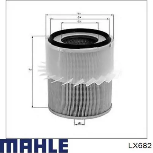 Купити LX682 Mahle Original Автомобільний фільтр повітря