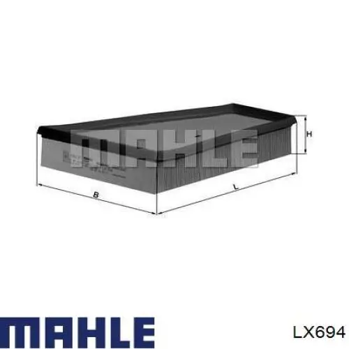 LX694 Mahle Original фільтр повітряний