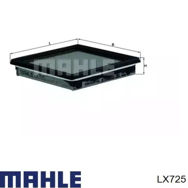 Купити LX725 Mahle Original Автомобільний фільтр повітря